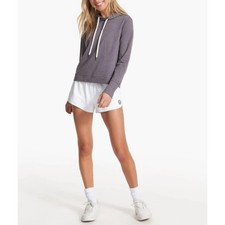 Vuori Women's Halo Essential Hoodie Sweatshirt Heather Gray Size Large