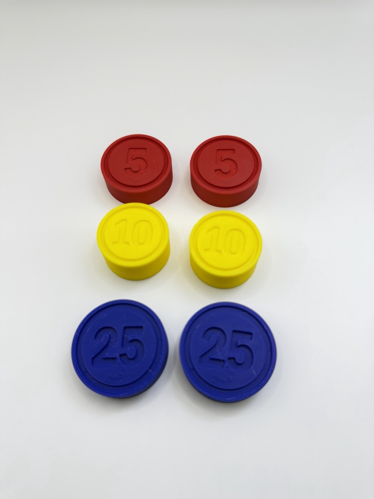 как выглядит Replacement Cash Register Coins For Fisher Price unit 926 2044- SET OF 6 фото