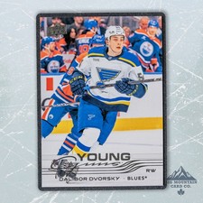 2025-26 Upper Deck Series 1 DALIBOR DVORSKY Young Guns #226 St. Louis Blues