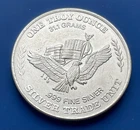 1981 US Assay Office San Francisco 1 Troy oz  .999 Fine Silver Trade Unit.