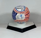 Nolan Ryan 7 No-Hitters Signed ONL Baseball, VCBC SuperStats, Hand Painted, JSA