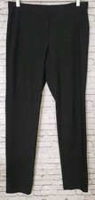 J Jill Stretch Womens 10 Petite Heathered Charcoal Gray Pants Slim Leg