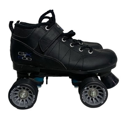 Pacer GTX 500 Roller Skates Black Size 6 Quad Speed Skates Mach-5