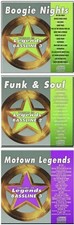 3 CDG LEGENDS KARAOKE BASSLINE DISCS MOTOWN, FUNK,BOOGIE NIGHTS R B SOUL oldies