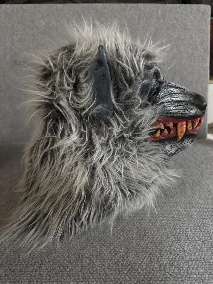 Halloween Grey Wolf Youth Kids 12-14 Mask Head Amscan 2015 Costume - Image 2 of 4