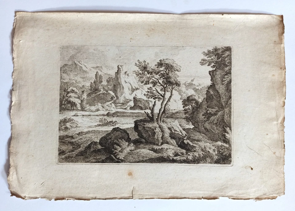 Antiker Kupferstich von 1743