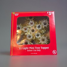 Holiday Style. 11 Light Mini Tree Topper.