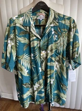 Paradise Found Men's Hawaiian Shirt Size Large