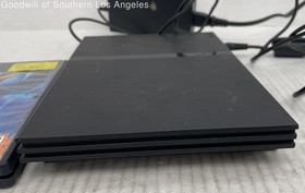 SONY PlayStation 2 PS2 SCPH-75001 Slim Console & 2 Video Games