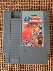 Cartucho Doble Dribble Original NES Nintendo + Manual + Cubierta Deslizante + P&oacute;ster