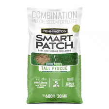 Smart Patch Tall Fescue 30 Lb. 600 Sq. Ft. Grass Seed Bare Spot Repair with Mulc