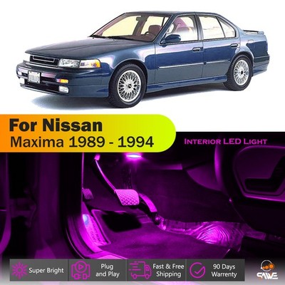 13 x Pink LED Lights Bulb Interior Package Kit For 1989 - 1994 Nissan Maxima 192