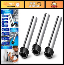 Set of 3 Bar Sink Stoppers - 7.48" x 1.75" Drain Stopper for Kitchen Bar, Rust