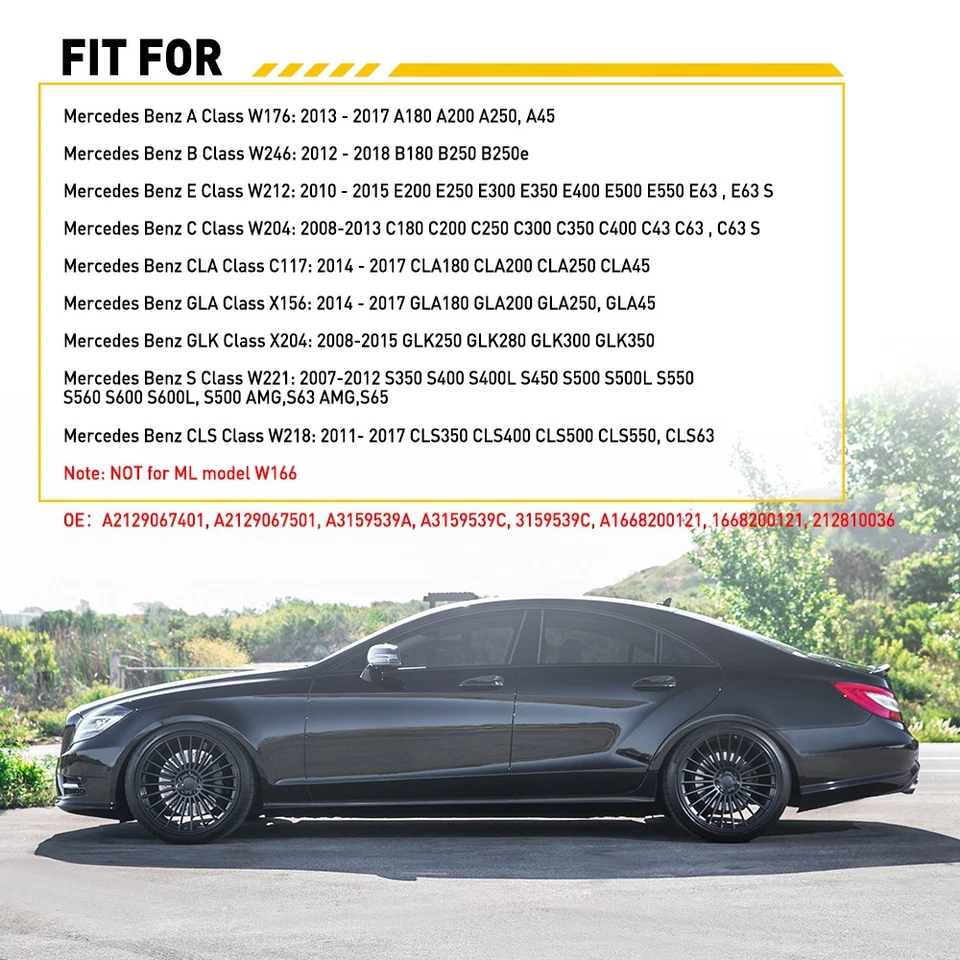 Luces de señal de giro indicador de espejo lateral LED dinámico para Mercedes Benz W204 W212 Foto 2 de 4