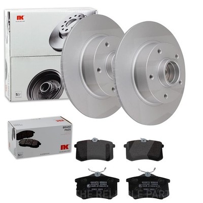 NK BREMSSCHEIBEN 260mm + BELÄGE HINTEN passend für RENAULT MEGANE 3 FLUENCE