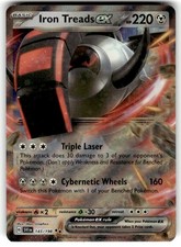 iron treads pokemon card value Paldean Fates EX Tin Attack 2 Iron Treads #118 Prices |