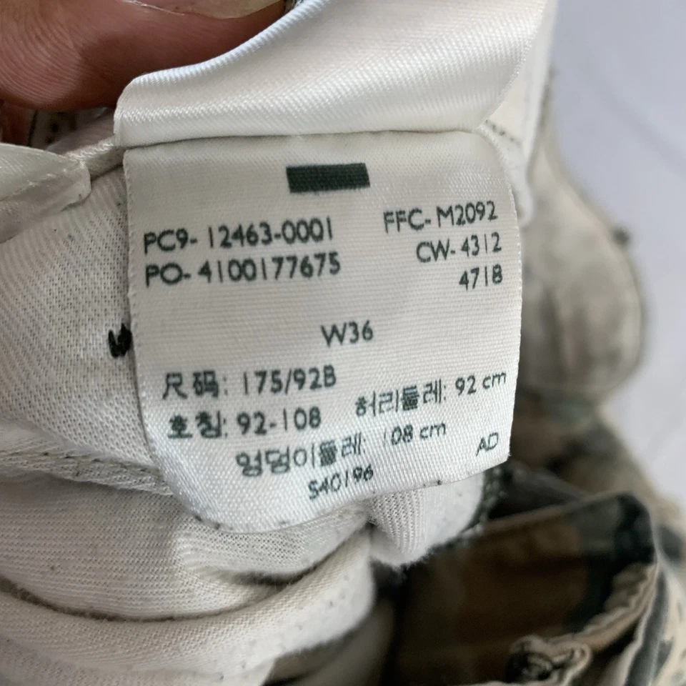 Pantalones Cortos Levis Adulto 36 Marrón Verde Camuflaje Bolsillos Carga Algodón Para Hombre Foto 4 de 4