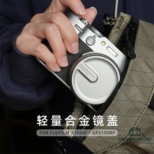 Aluminum Alloy Lens Cover Camera Lens Cap For X100VI GFX100RF Metal Black Cap