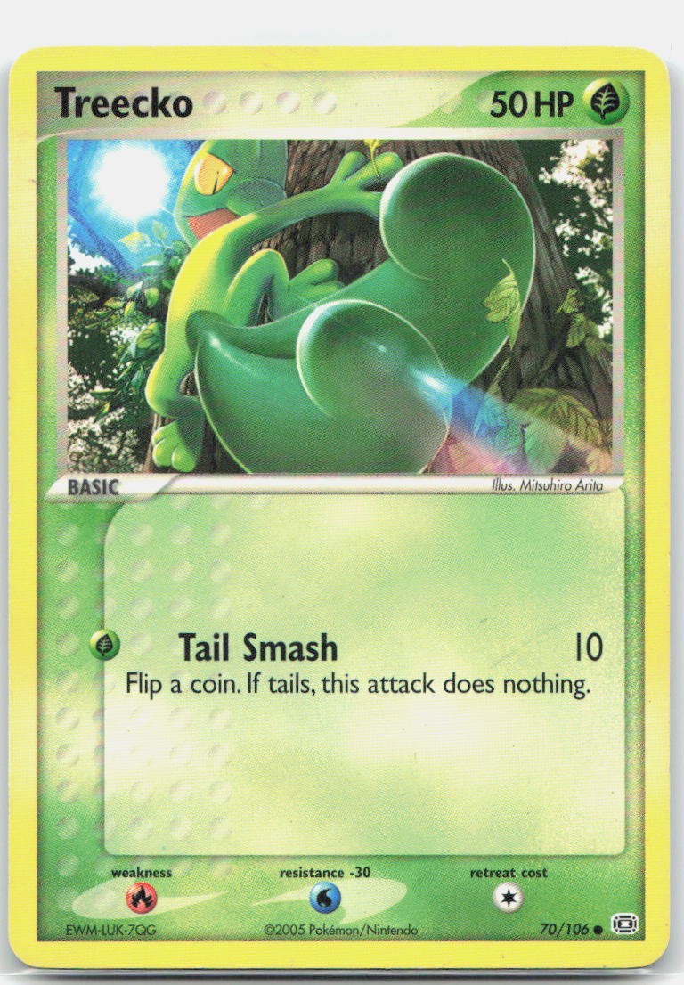 Treecko Common Emerald 70/106 NM