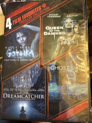 4 Film Favorites: Gothika/Queen Of The Damned/Dreamcatcher/Ghost Ship (DVD) New