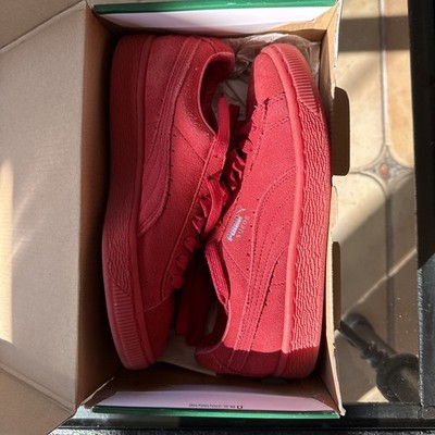 36023105 Puma Suede Classic + Mono Iced - High Risk Red-team Gold Size 6