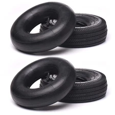 2 Pack 10" Heavy-Duty Replacement All-Purpose Utility Tire and Tube - 4.10/3....