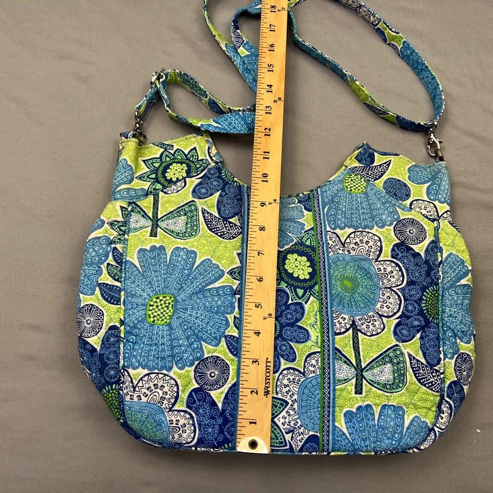 Bolso de Hombro Vera Bradley Mujer Acolchado Cierre Magnético Doodle Daisy Foto 2 de 4