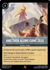 And Then Along Came Zeus 195/204 COLD FOIL Into the Inklands Disney Lorcana