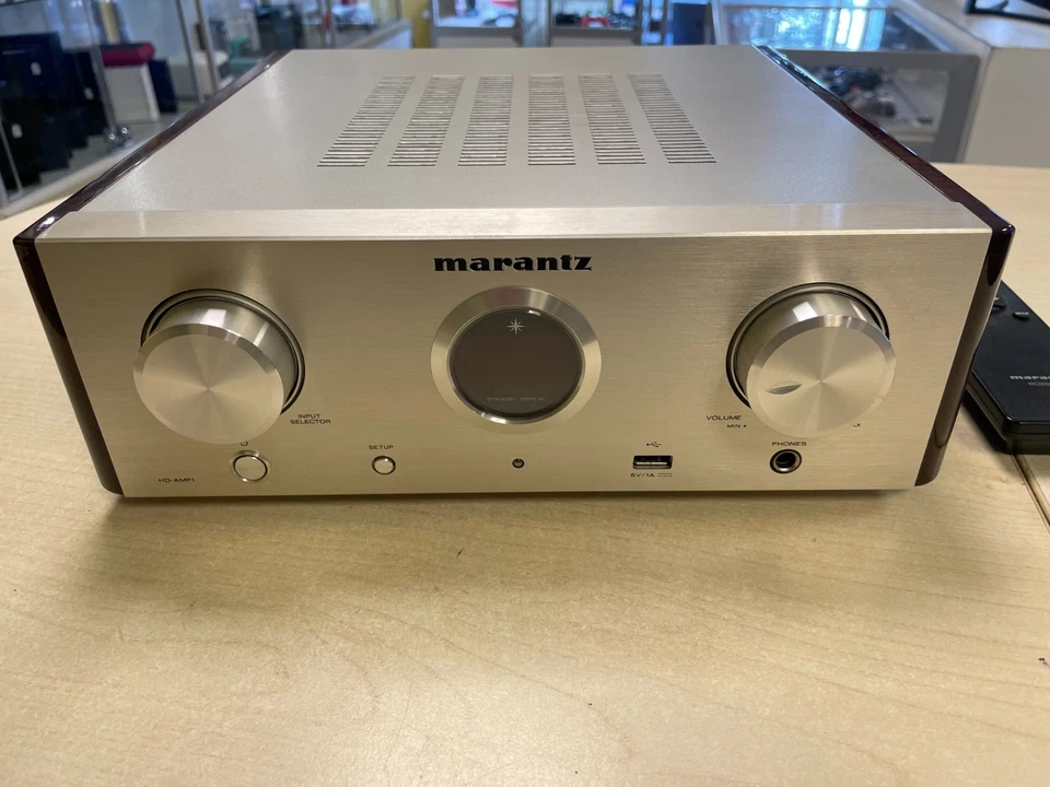 Marantz HD-AMP1 Stereo Vollverstärker Champagner PC DAC,  Np 1099,- top Zustand - Bild 2 von 4