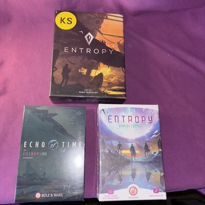 Entropy & Echo Or Time & World s Collide Game Bundle - Brand New Sealed Box
