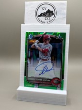 SAMMY STAFURA  2025 Bowman Chrome Green Lava Auto /99 Reds