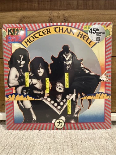 Kiss Hotter Than Hell 45th Anniversary 180g Orange Colored Vinyl Record Sealed