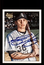 Signed Baseball Card Auto Ryan Sweeney 2007 Bowman Heritage #241 White Sox