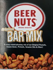 Original Bar Mix Beer Nuts Pk Of 12 4oz Bags