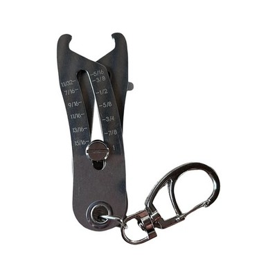 Portable Precise Thread Size Checker Keychain,  & Bolt Thread Size Checker6443