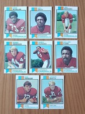 1973 Topps CARDINALS Football Cards - Lot of 8 - NO DUPLICATES - DAN DIERDORF RC