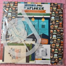 Kiwi Lane 12x12 Scrapbooking Kit Unleash The Explorer NEW 