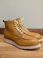 Vintage NOS Men's Work Boots | Mason Moc Toe | Size 9D | Made in USA Union Made