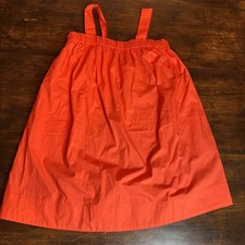 Gap Tie Straps Babydoll Medium Coral Halter Sundress With Pockets Dress NWT