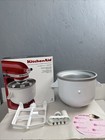 KitchenAid Ice Cream Maker Stand Mixer Attachment With Box KICA0WH White