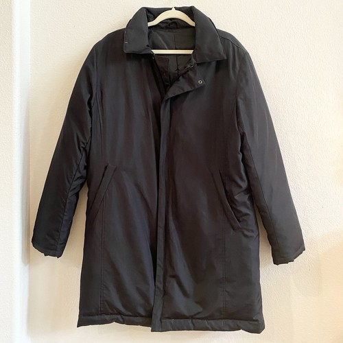 Cerruti 1881, Cerruti 1881 Vintage Men's Jacket Full Zip Insulated Collared Coat Black Size 50