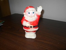 VINTAGE 8 1/2" RUBBER SANTA