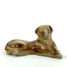 VTG Handcrafted Golden Retriever Ceramic Dog MCS-Brazil