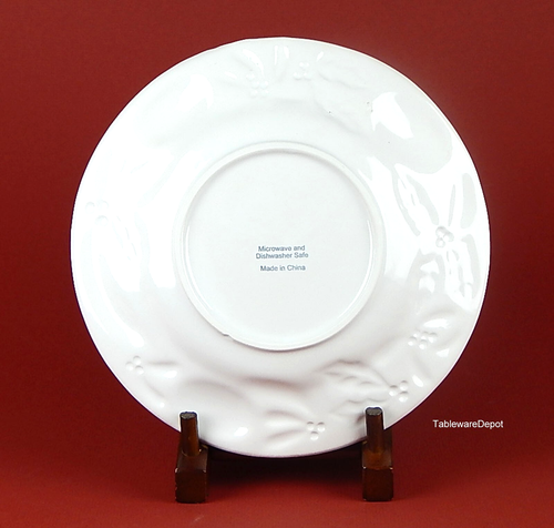Decorative Concepts WHITE PINE, Set of 2 Salad/Dessert Plates, UNUSED Condition! - Picture 2 of 2