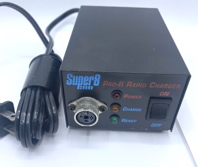 Super-8 Sound Hi-Speed Ni-Cad Power Pack Charger Pro-2 Rapid Charger AS-IS Parts