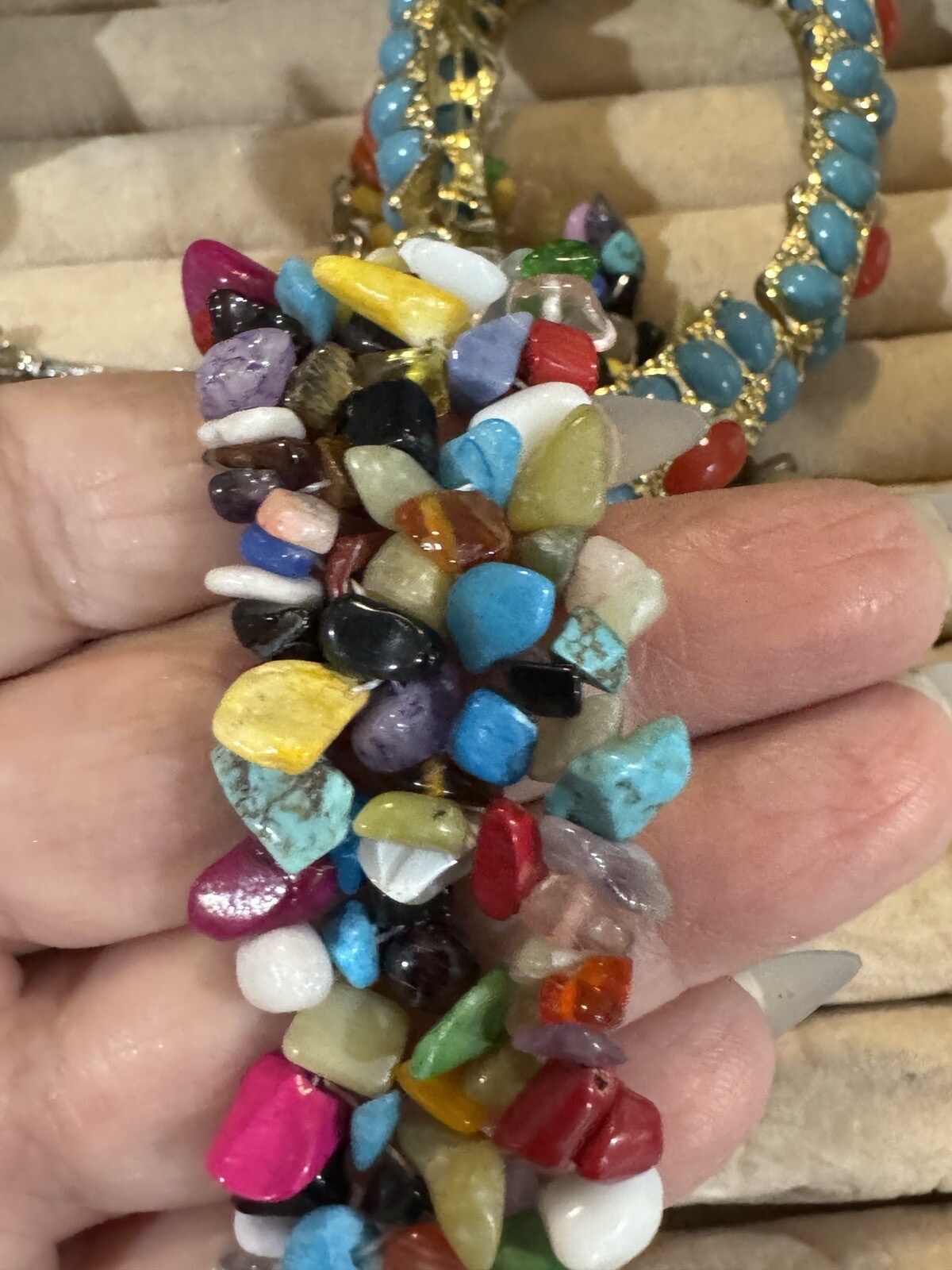 Southwestern Costume Jewelry 28 Pc. Lot Necklace Bracelet Turquoise