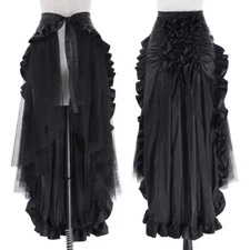 Hot Women Renaissance Victorian Skirt Gothic Punk High Waist Dress Uniform Party