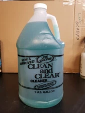 Clean And Clear Dental Evacuation System Cleaner With Live Enzyme- 1 Gallon 