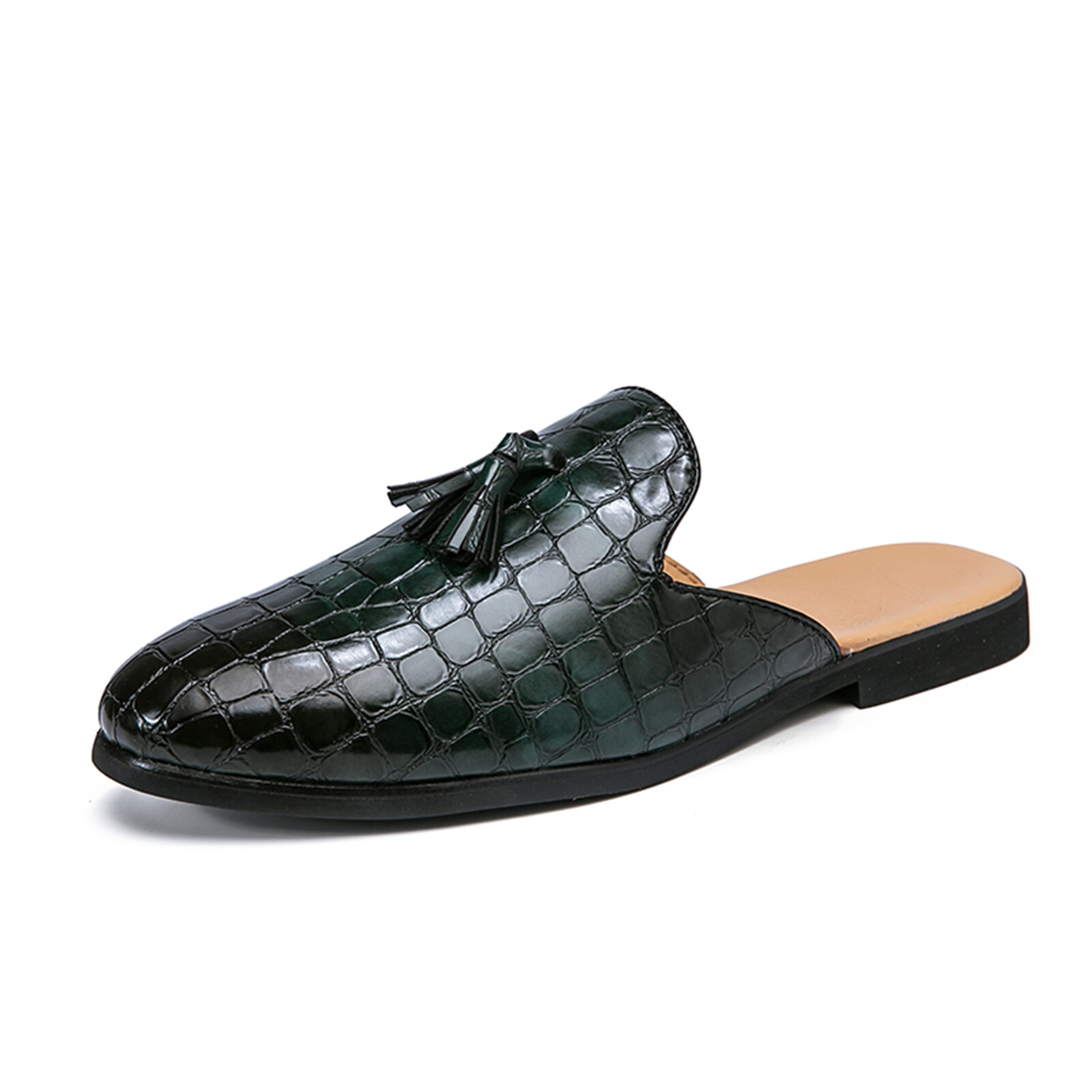 APL Ciabatte uomo classiche in pelle ufficio casual casa slip sulla schiena slipper sciolte