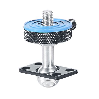 iSHOXS 1/4'' 2 Ball Stativ Adapter Edelstahl 1/4 Zoll Gewindeadapter 